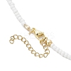 Boho Handmade Lampwork Fish & Colorful Glass Seed Beaded Necklaces for Women NJEW-TA00199-5