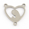 Tarnish Resistant 201 Stainless Steel Chandelier Component Links STAS-R064-36-2