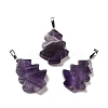 Natural Amethyst Pendants G-A203-01I-P-1