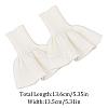 2 Pairs 2 Colors Cotton Knit Rib Sleeve Cuff AJEW-FG0003-95-2