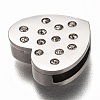 304 Stainless Steel Slide Charms STAS-P270-20P-01-3