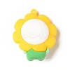 Opaque Resin Cat Big Pendants RESI-D065-E02-2