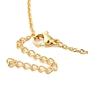 Brass Micro Pave Clear Cubic Zirconia Girls and boys Pendant Necklaces for Valentine's Day LS-NJEW-K381-01A-G-3