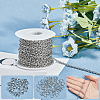 DIY 304 Stainless Steel Cable Chains Necklaces Making Kits DIY-SC0027-83C-3