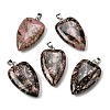 Natural Rhodonite Pendants G-F820-04P-11-1