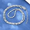 2.2MM Brass Ball Chain Necklaces for Men Women NJEW-L012-06S-3