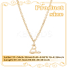 1pc 304 Stainless Steel Letter Pendant Necklaces NJEW-LP0001-39B-G-2