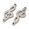 Non-Tarnish 304 Stainless Steel Connector Charms STAS-L022-229P-2