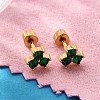 Ion Plating(IP) 304 Stainless Steel Stud Earrings EJEW-A118-12G-01-2