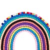 11 Strands 11 Colors Handmade Polymer Clay Bead Strands CLAY-SZ0001-40-1
