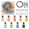 DIY Wishing Bottle Pendant Necklace Making Kit DIY-YW0005-80-1