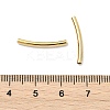SHEGRACE Brass Curved Tube Beads XGRPCU093-259G-3