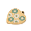 304 Stainless Steel Enamel Charms STAS-I325-043G-2