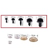 Craft Plastic Doll Eyes Stuffed Toy Eyes LS-DIY-Q015-05-8mm-2