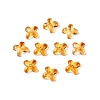Transparent Spray Painted Glass Beads GLAA-R211-06-C07-1