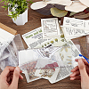 AHADEMAKER 10Pcs PVC Plasic Portable Credit Card Size Magnifying Lenses AJEW-GA0005-06-4