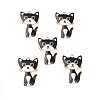 Alloy Enamel Pendants ENAM-M046-10G-C-4