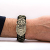 1Pc Tibetan Style Brass Shackle Clasps KK-NB0003-67B-7