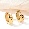 304 Stainless Steel Polishing Effect Hoop Earrings EJEW-M001-31G-1