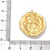 304 Stainless Steel Enamel with ABS Plastic Imitation Pearl Pendants STAS-Z184-07G-3