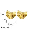 Stylish 304 Stainless Steel Irregular Stud Earrings EG3704-1-5