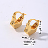 Geometric Hollow Earrings Women 304 Stainless Steel Winter Ear Studs Fashion UN3143-5-1