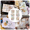 6 Sets 6 Styles Retro Paper Self Adhesive Decorative Stickers DIY-OC0011-15-5