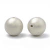 Spray Painted Style Acrylic Beads MACR-T010-10mm-04-2