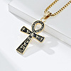 Egyptian Ankh Cross 304 Stainless Steel Pendant Necklaces FS-WGB3CB3-02-1