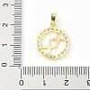 Brass Micro Pave Cubic Zirconia Pendants KK-D357-16G-G-3