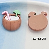 Opaque Resin Decoden Cabochons LS-OHAR-PW0001-496C-1