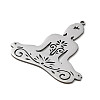 Non-Tarnish 201 Stainless Steel Pendants STAS-D041-10P-2
