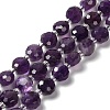 Natural Amethyst Beads Strands G-B153-A13-2
