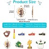 18Pcs 8 Styles Alloy Enamel Pendants ENAM-FS0004-18-3