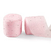 2Rolls Polyester Hot-fix Rhinestone Raw Edges Ribbon OCOR-TA0003-95E-1