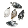 Natural Tree Agate Pendants GG-K002-16H-1