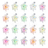 30Pcs Transparent Acrylic and Glitter Powder Pendants TACR-TA0001-91-1
