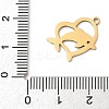 201 Stainless Steel Charms STAS-Q341-14G-3