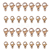 40Pcs 2 Styles Tibetan Style 304 Stainless Steel Lobster Claw Clasps STAS-UN0040-78-1