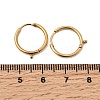 304 Stainless Steel Huggie Hoop Earring Findings STAS-C161-03G-3