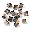 Baking Paint Handmade Gold Sand Lampwork Beads LAMP-P072-01B-02-1