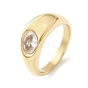 304 Stainless Steel Glass Cuff Open Rings RJEW-P177-02B-G-4