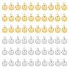 60Pcs 2 Colors Ion Plating(IP) 304 Stainless Steel Charms FIND-DC0006-04B-1