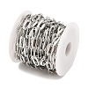 Rack Plating Brass Cable Chains CHC-A010-07P-3