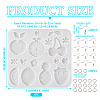 DIY Fruit Theme Earring Jewelry Kits DIY-TA0010-52-3