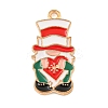 Christmas Theme Alloy Enamel Pendants LS-ENAM-M221-01KCG-07-1