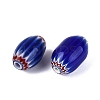 Handmade Millefiori Glass Barrel Beads LA-N002-04D-2