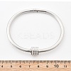 304 Stainless Steel Rhinestone Bangles for Women BJEW-Z092-04P-5