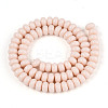 Opaque Solid Color Glass Beads Strands X-GLAA-ZX008-8mm-18H-2