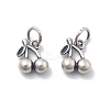 925 Sterling Silver Cherry Charms STER-D302-09AS-1
